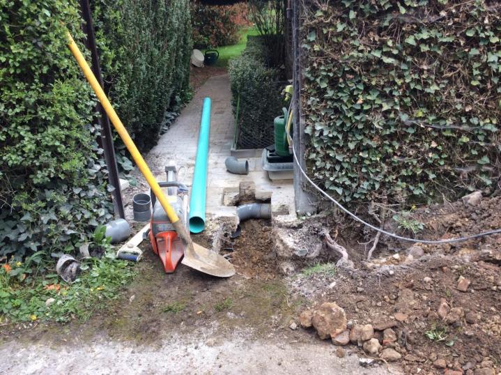 Travaux de gestion des eaux à L'Aigle