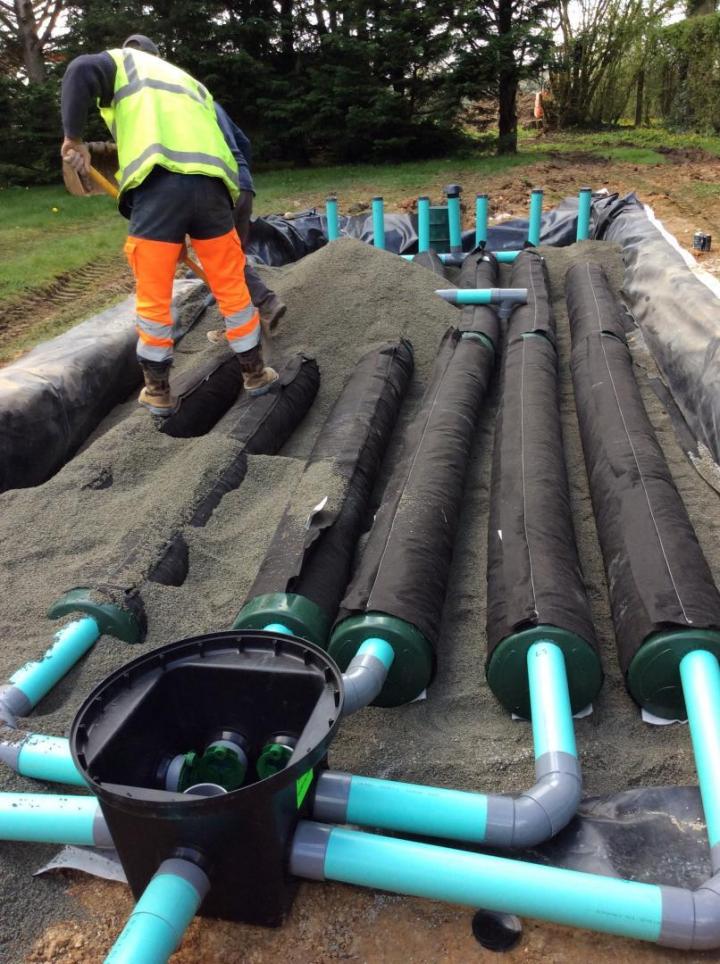 Travaux d'épuration à L'Aigle