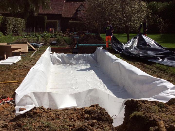 Travaux de gestion des eaux à L'Aigle