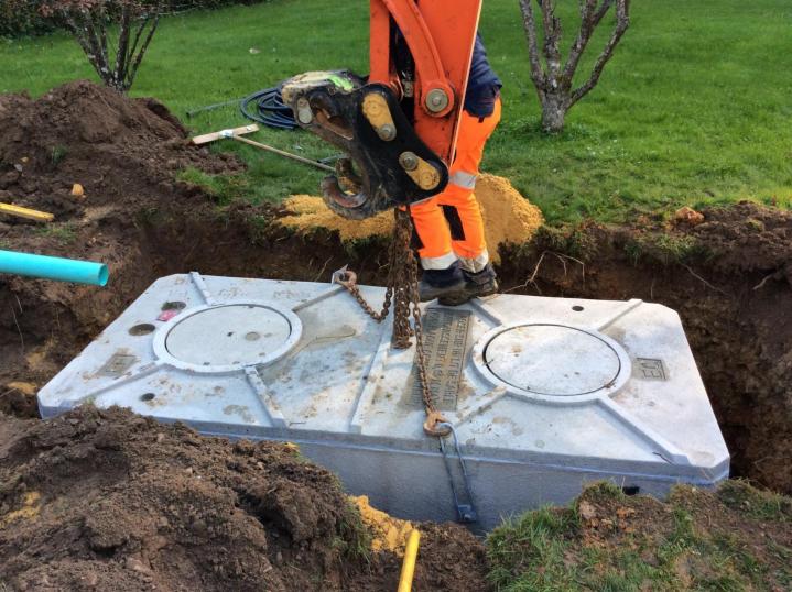 Travaux d'épuration à L'Aigle